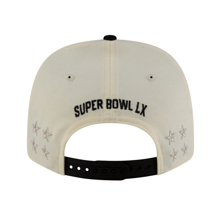 Seattle Seahawks NFL®  Super Bowl LX Champions 9SEVENTY Adjustable Hat – Cream/Black