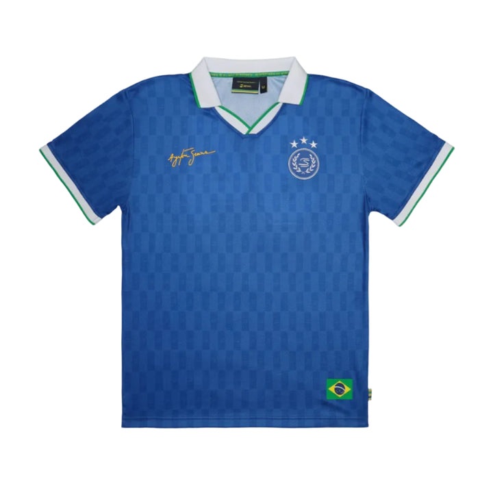 Ayrton Senna 94 Relaxed Unisex Jersey - Yellow/Blue