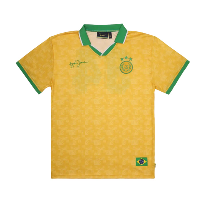 Ayrton Senna 94 Relaxed Unisex Jersey - Yellow/Blue