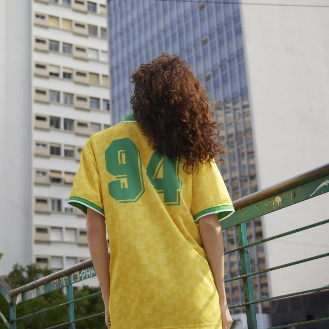 Ayrton Senna 94 Relaxed Unisex Jersey - Yellow/Blue
