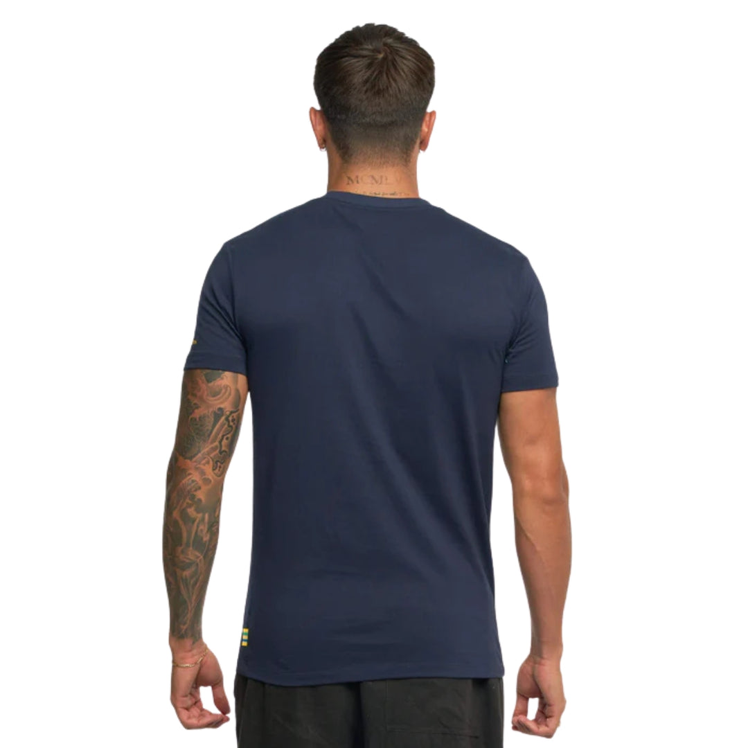 Ayrton Senna F1 Legacy Logo Men's T-Shirt - Blue