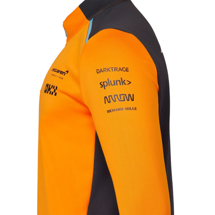 McLaren F1™ Quarter Zip Softshell KIDS's Top - Papaya Orange