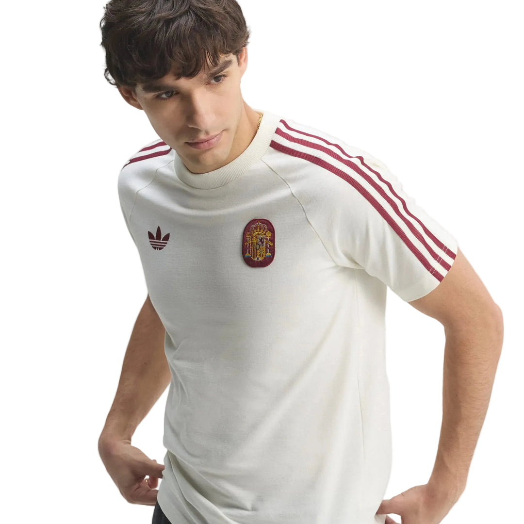 2026 AdidasSpain Originals T-Shir Of_White_Men_JZ2256_