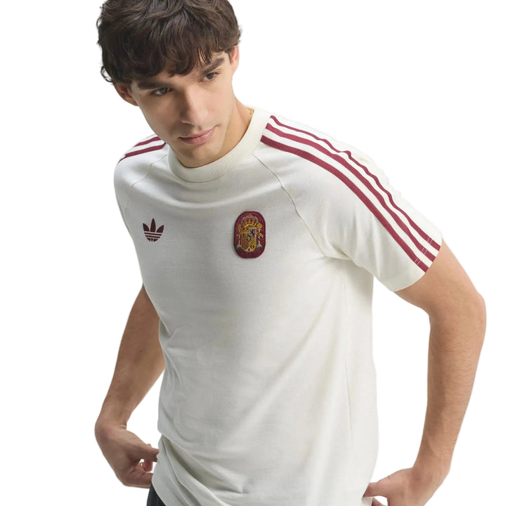 2026 AdidasSpain Originals T-Shir Of_White_Men_JZ2256_