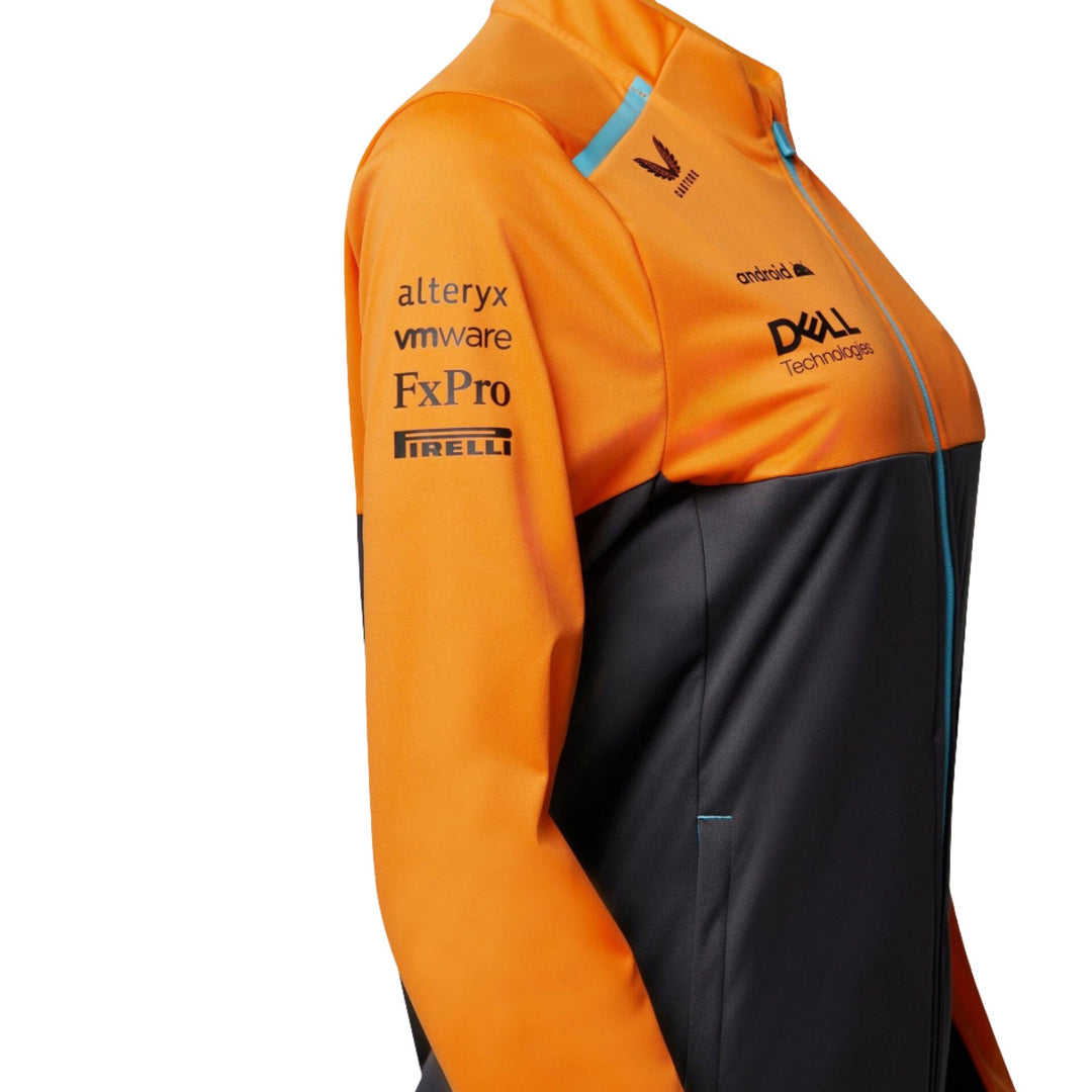 McLaren F1™ Team Women's Softshell Jacket - Phantom/Autumn Glory