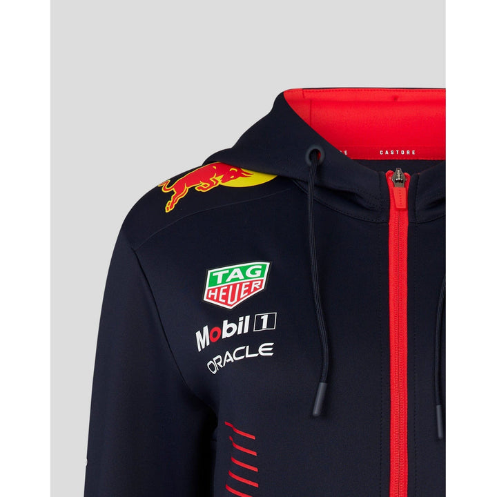 Sudadera con capucha y cremallera completa para mujer Castore Red Bull Racing F1™ Team 2023 - Azul marino