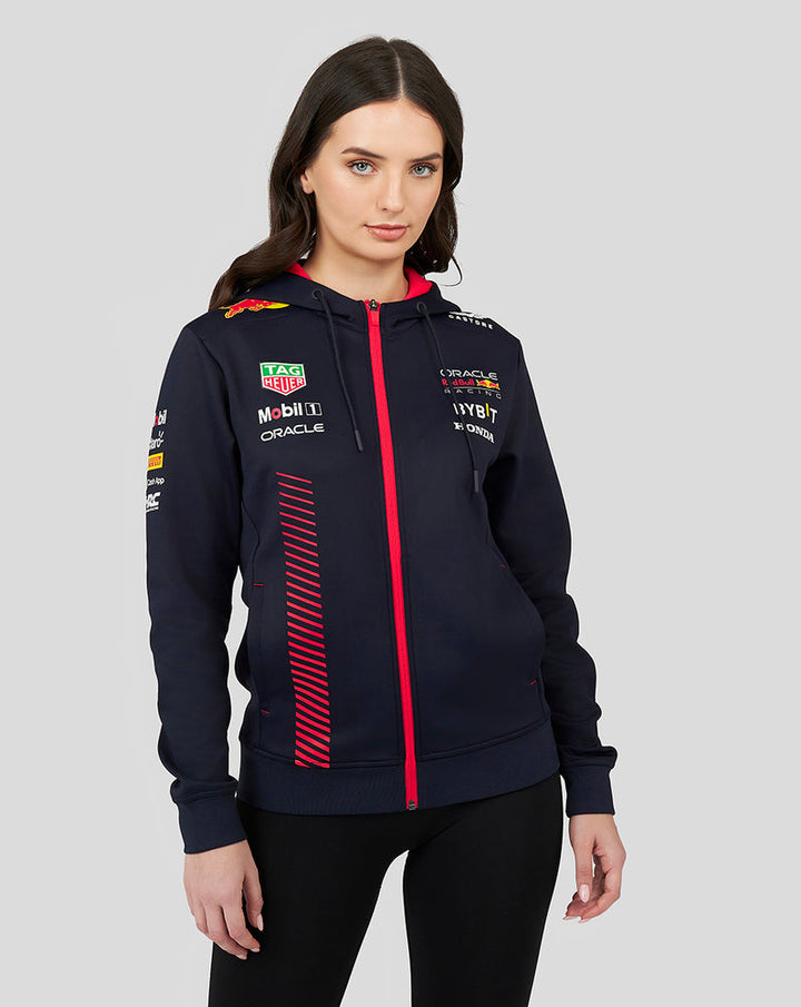 2023 Castore Red Bull Racing F1™ Team Full Zip Hooded Women's Sweatshirt - Navy