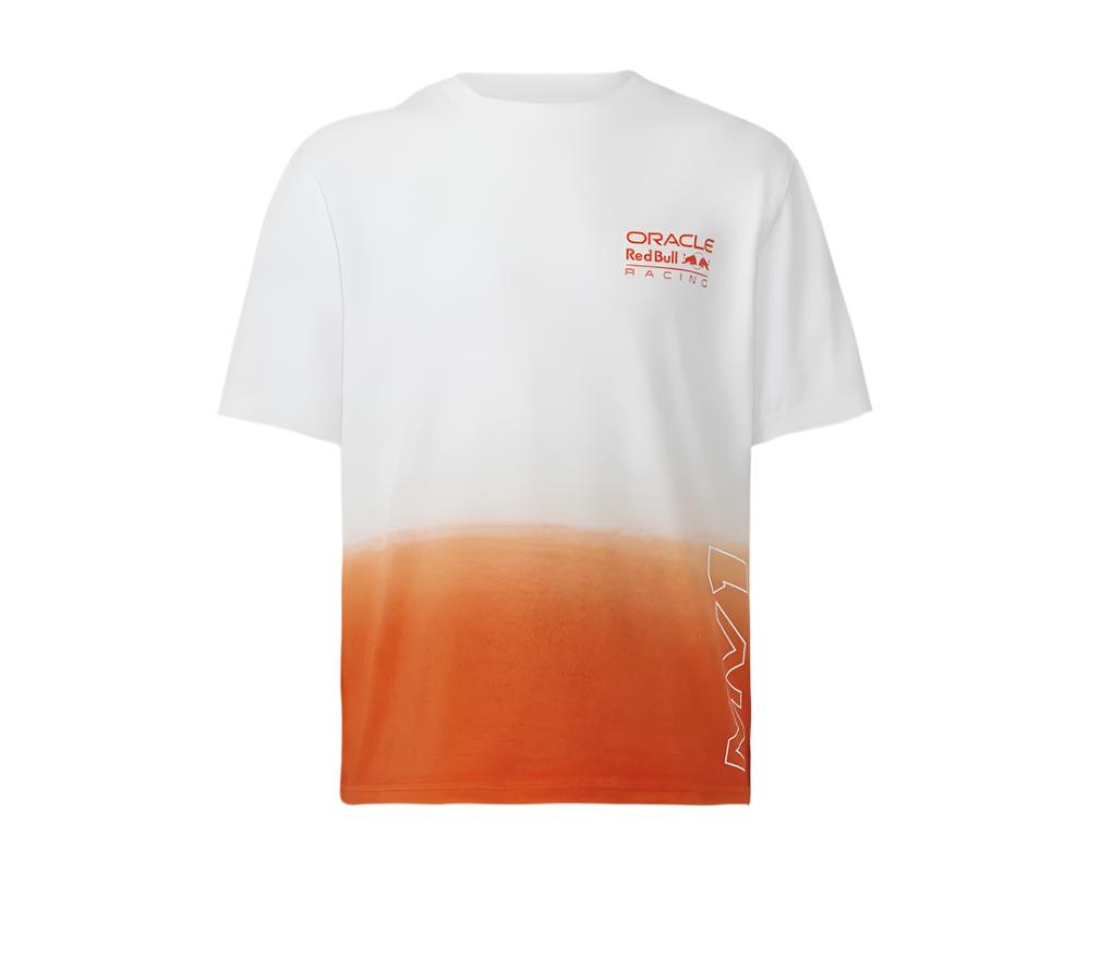 Oracle Red Bull Racing Verstappen Exotic Flag T-Shirt - Orange, White