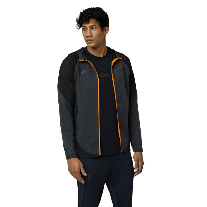 McLaren F1™ Team Men's Full Zip Hoodie- Black/Grey