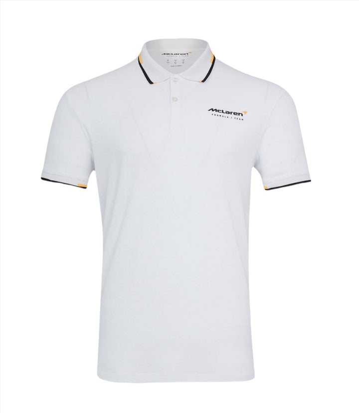 2024 McLaren F1™ Men's Core Essentials Polo Shirt - White