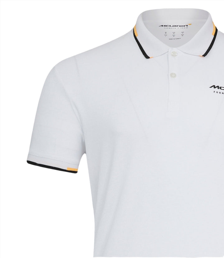 2024 McLaren F1™ Men's Core Essentials Polo Shirt - White