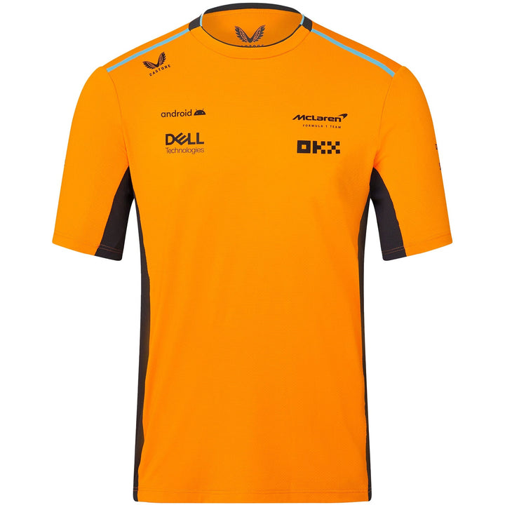 McLaren F1™ Men's Set-up T-Shirt - Papaya Orange/Phantom Grey