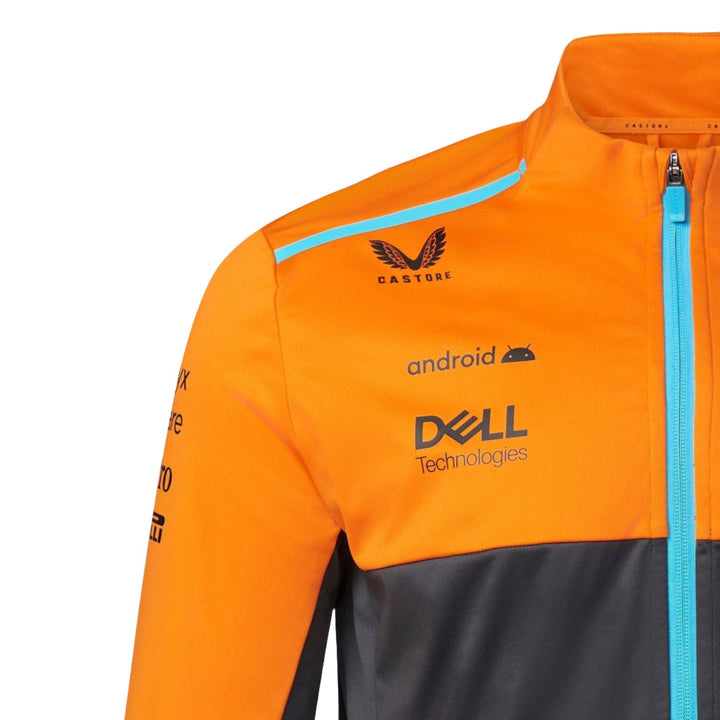 McLaren F1™ Men's Team Softshell Jacket- Phantom/Autumn Glory