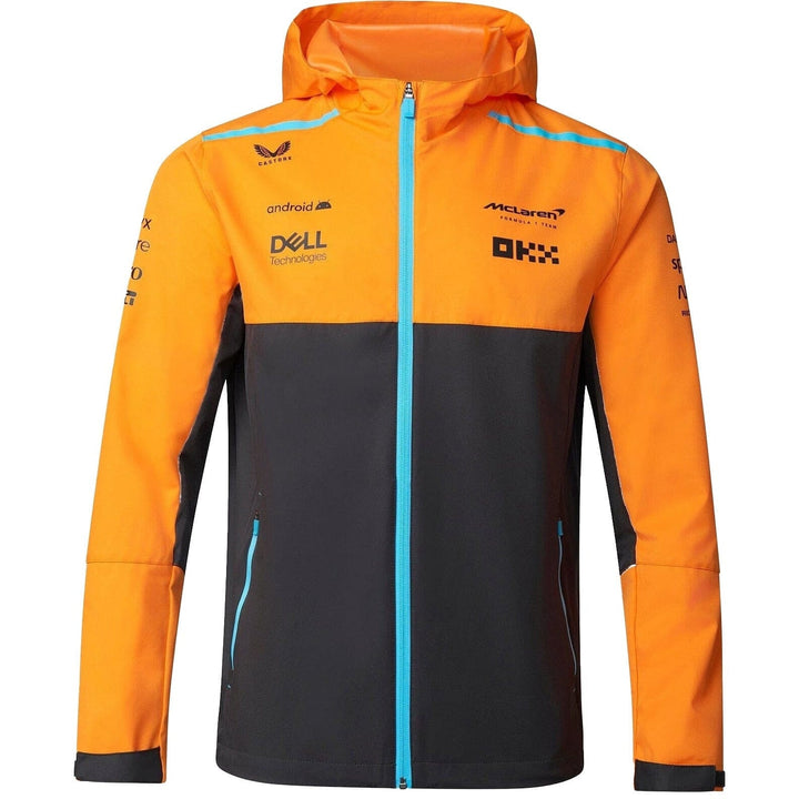 McLaren F1™ Team Men's Lightweight Rain Jacket - Papaya Orange