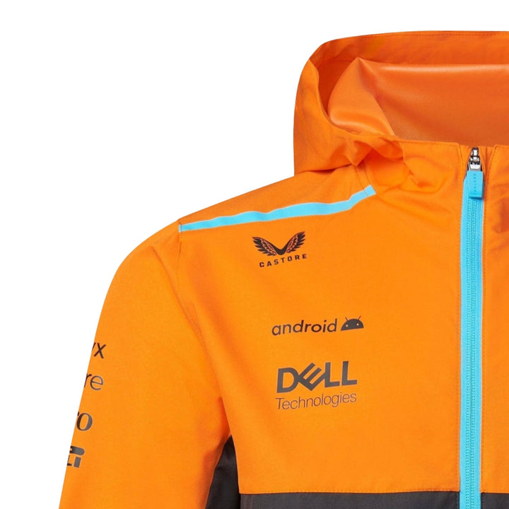 McLaren F1™ Team Men's Lightweight Rain Jacket - Papaya Orange