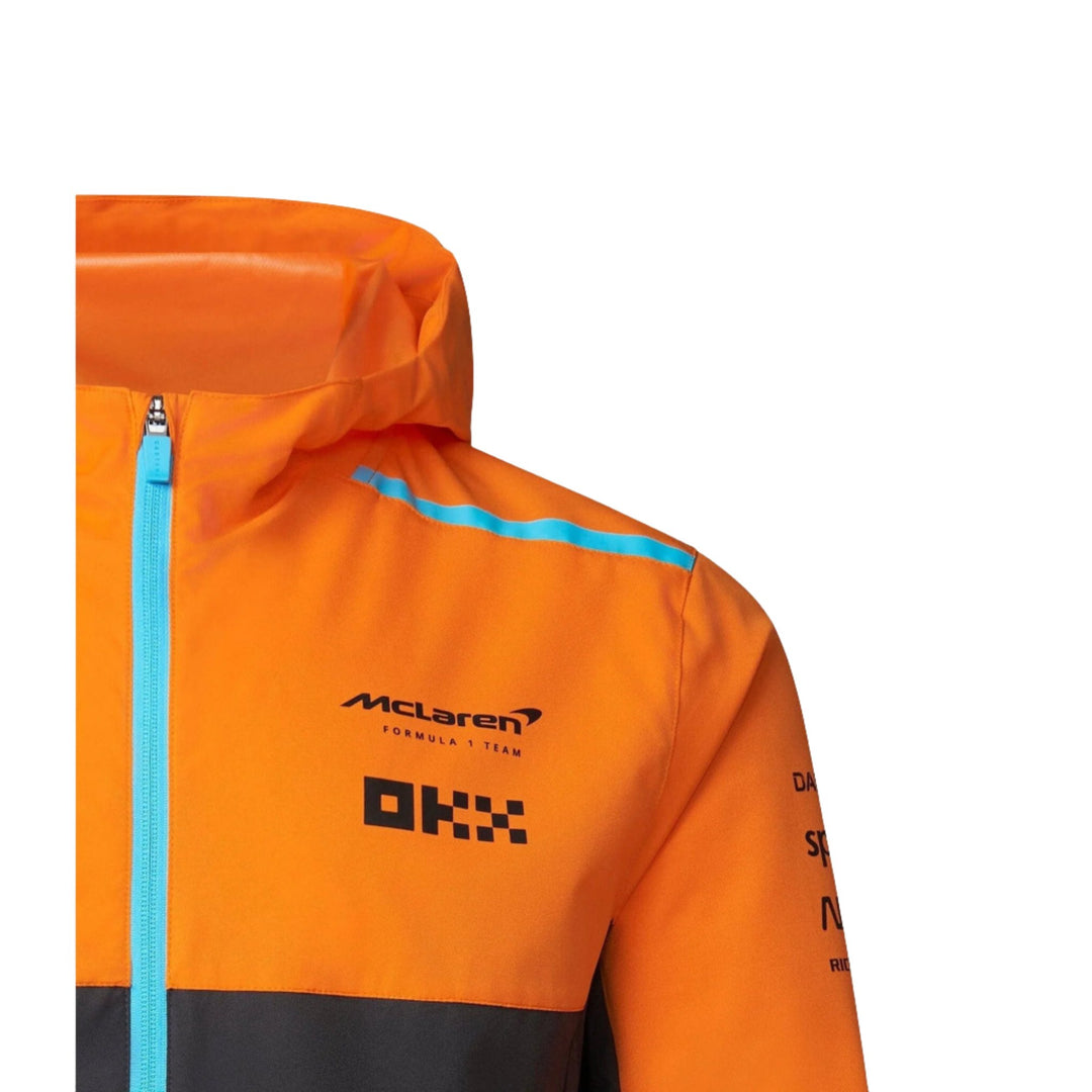 McLaren F1™ Team Men's Lightweight Rain Jacket - Papaya Orange