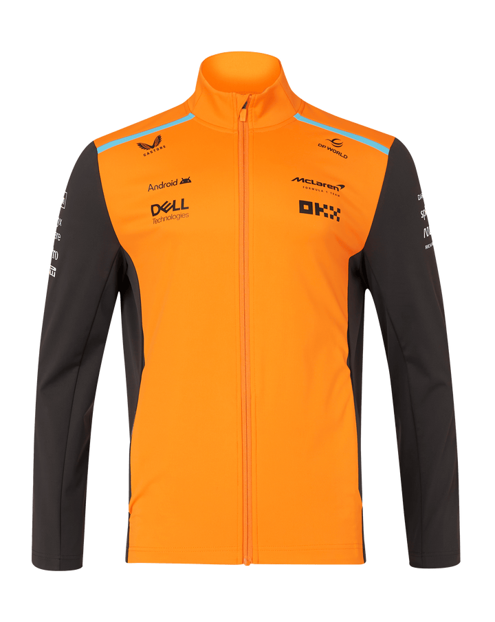2024 McLaren F1™ Team Men's Softshell Jacket - Papaya