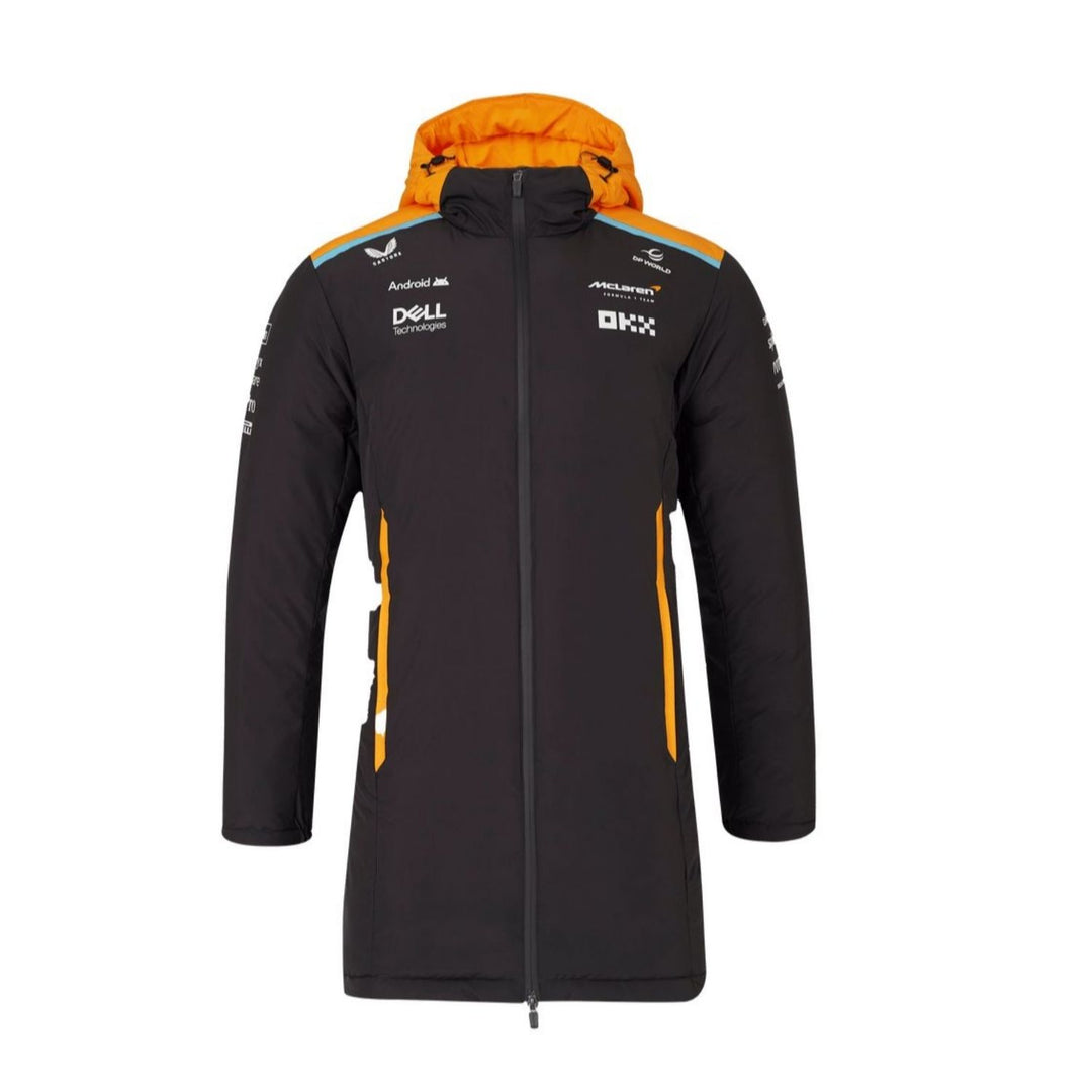 2024 McLaren F1™ Team Longline Padded Jacket Adult - Black