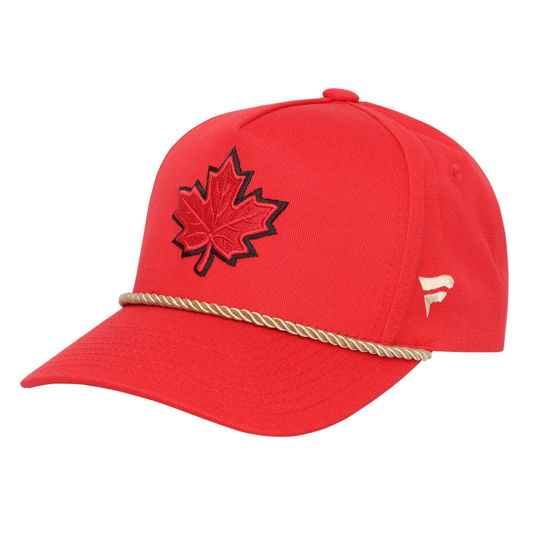 Official  Men's Canada Fanatics Red 2025 4 Nations Face-Off Baseball Cap 