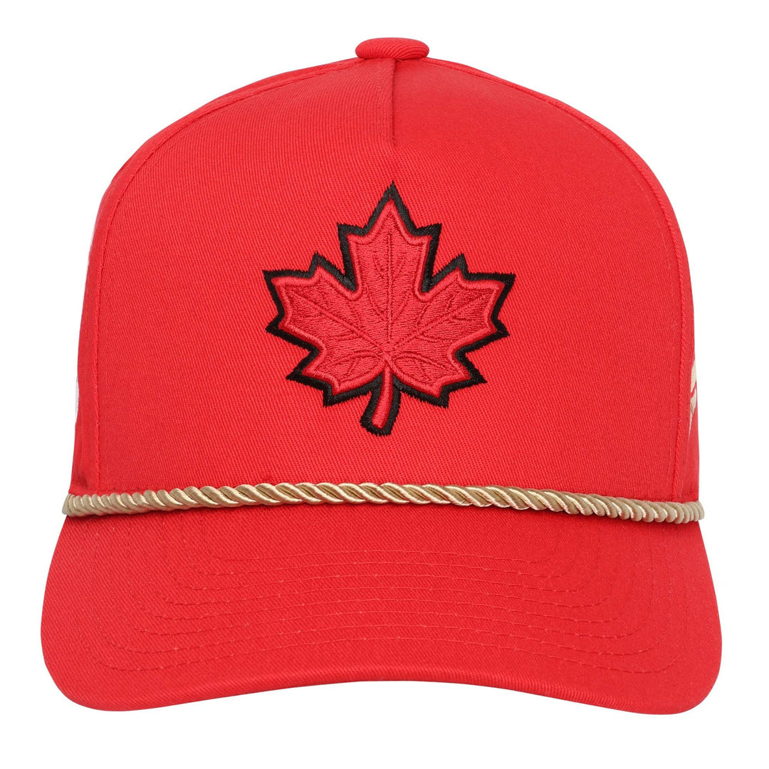 Team Canada NHL Hockey 2025 4 Nations Face-Off Men's Fanatics Red Snapback Hat - Red 