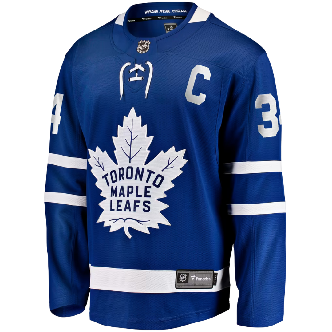 Toronto Maple Leafs Auston Matthews Breakaway Hockey Jersey - Men - Blue