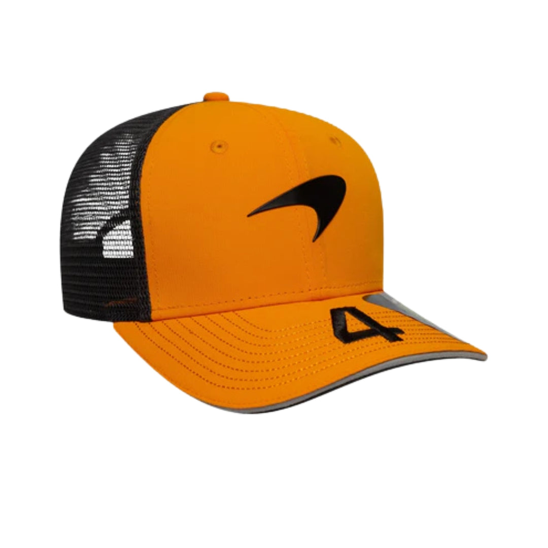 2025 McLaren F1™ Team Lando Norris Youth 9Seventy Trucker Cap - Orange and Black