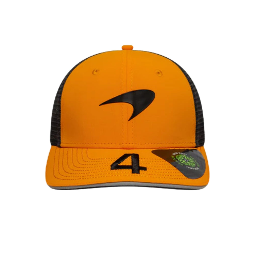 2025 McLaren F1™ Team Lando Norris Youth 9Seventy Trucker Cap - Orange and Black