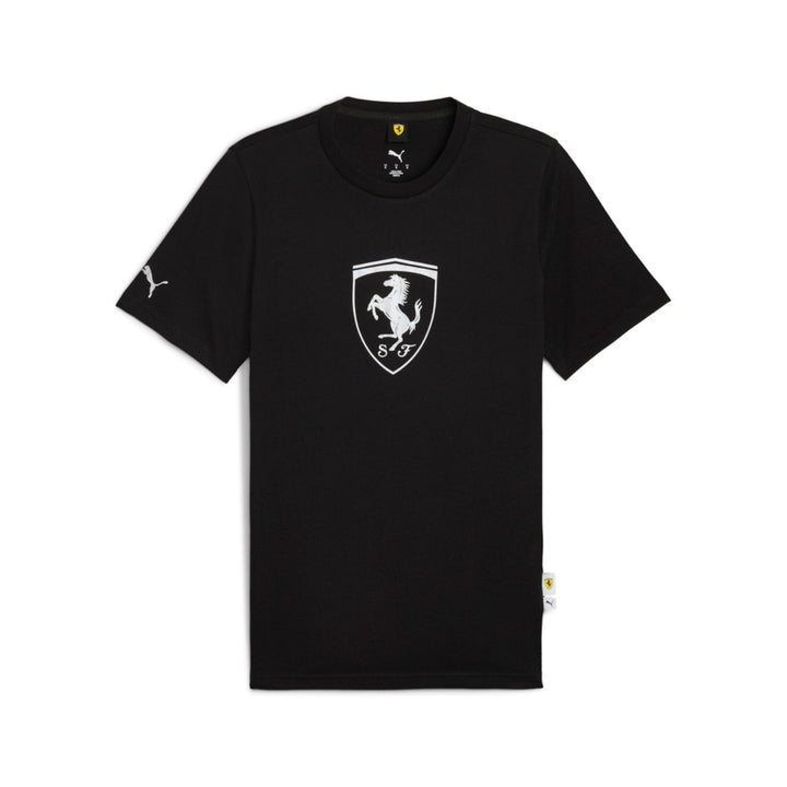 2025 Scuderia Ferrari F1™ Team Tonal Shield Men's T-Shirt - Red / Black / Persian Blue