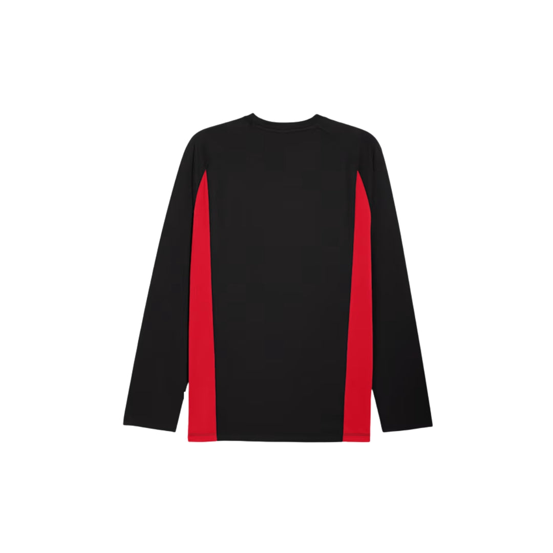 2025 Scuderia Ferrari F1™ HP Team Long‑Sleeve Tee – Rosso Corsa / Black