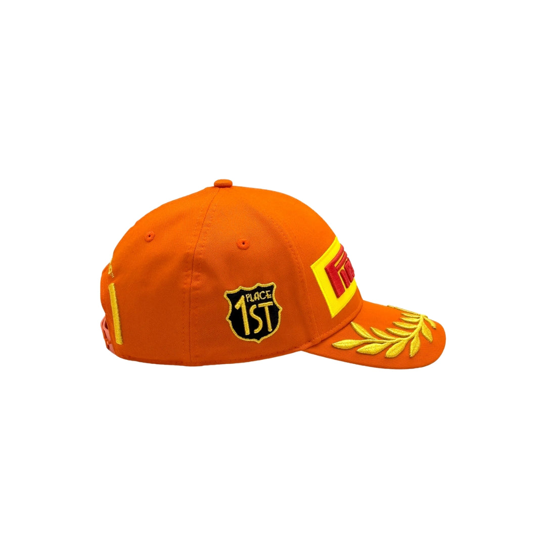 2025 Spanish GP Barcelona Circuit Pirelli F1® 1st Place  Podium Winner Cap - Orange