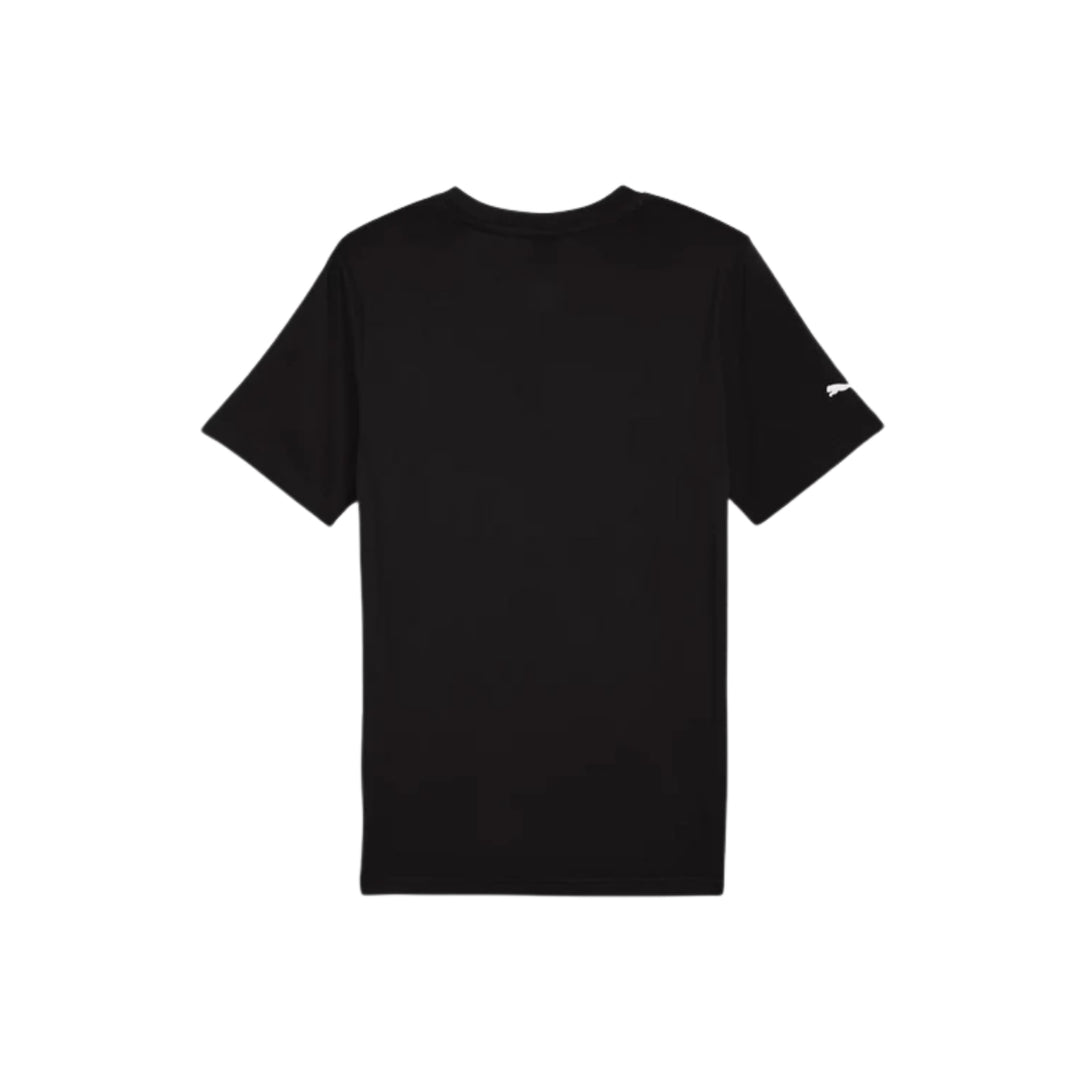 2025 Scuderia Ferrari F1™ Team Colored Shield Men's T-Shirt - Black / Persian Blue