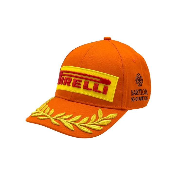 2025 Spanish GP Barcelona Circuit Pirelli F1® 1st Place  Podium Winner Cap - Orange