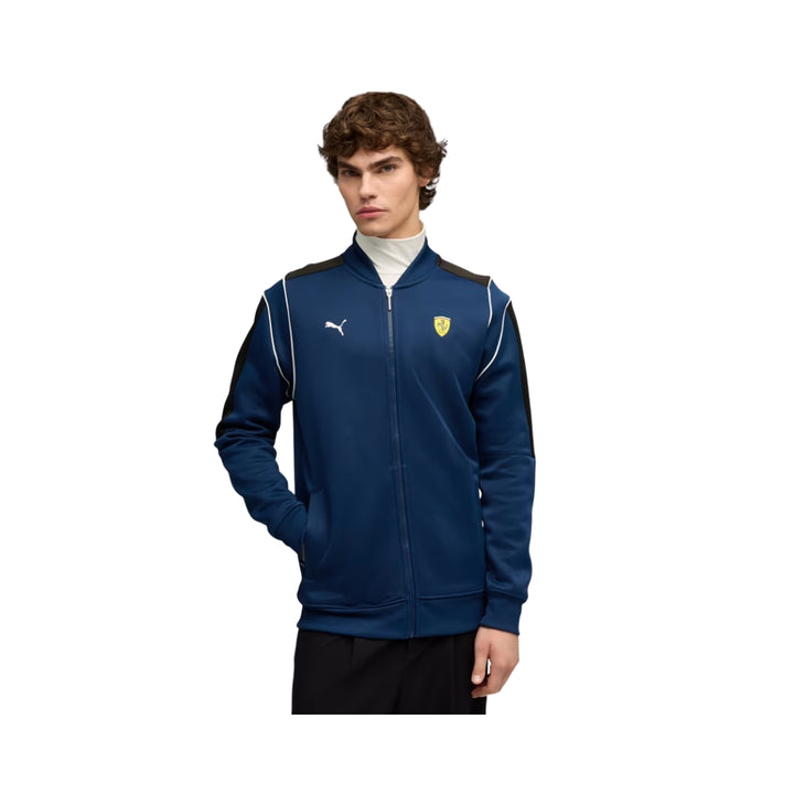 2025 Scuderia Ferrari F1™ Team MT7 Track Jacket - Black/ Red/Persian Blue