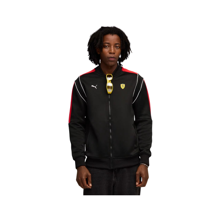 2025 Scuderia Ferrari F1™ Team MT7 Track Jacket - Black/ Red/Persian Blue