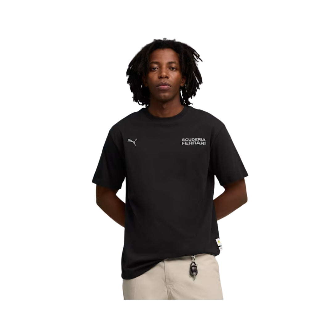 2025 Scuderia Ferrari F1™ Men's Motorsport T-Shirt - Black / Red