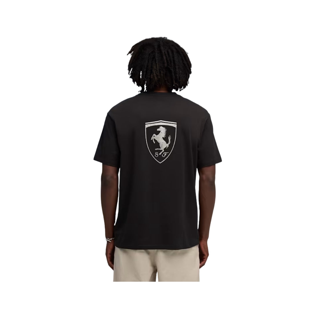 2025 Scuderia Ferrari F1™ Men's Motorsport T-Shirt - Black / Red