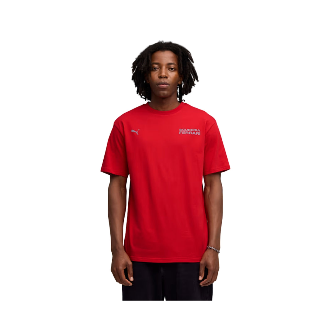 2025 Scuderia Ferrari F1™ Men's Motorsport T-Shirt - Black / Red