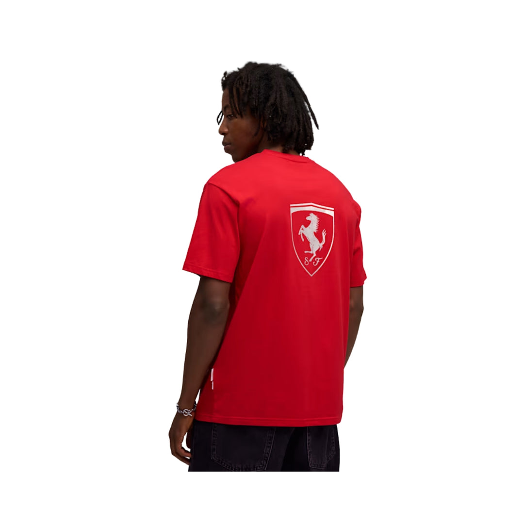 2025 Scuderia Ferrari F1™ Men's Motorsport T-Shirt - Black / Red