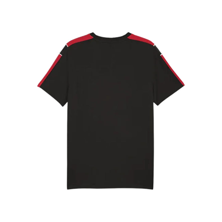 2025 Scuderia Ferrari F1™ Men's MT7 Tee 'Rosso Corsa' - Black/Red/Persian Blue