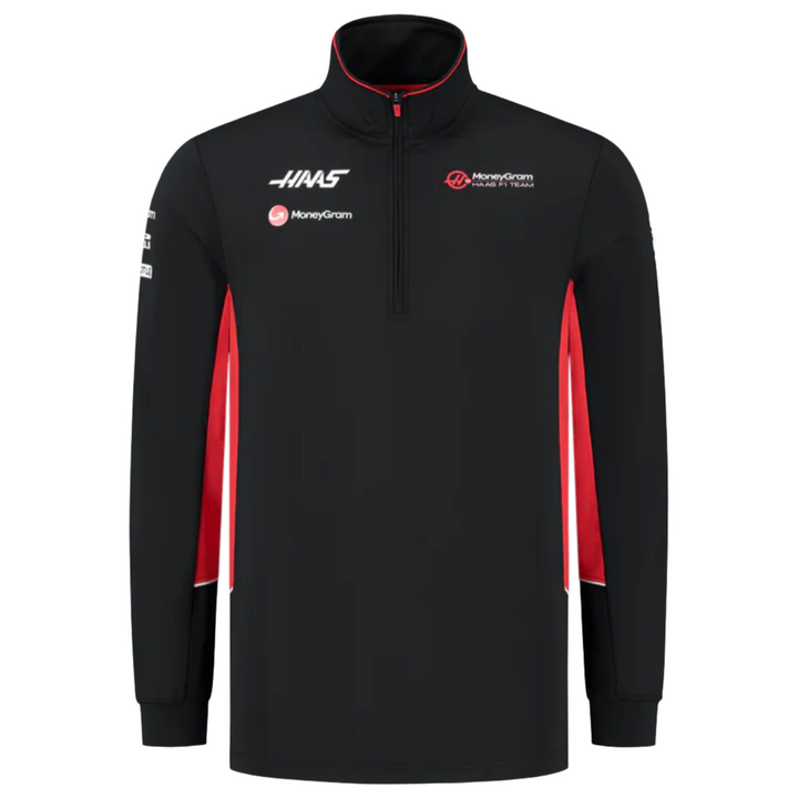 2024 Haas Racing F1™ Team Men's Fitted Zip Sweater  - Black