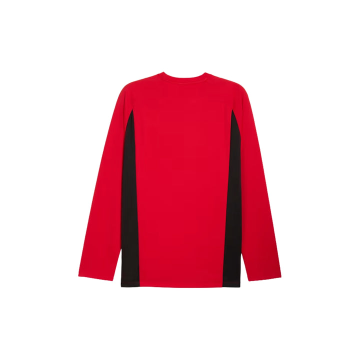 2025 Scuderia Ferrari F1™ HP Team Long‑Sleeve Tee – Rosso Corsa / Black