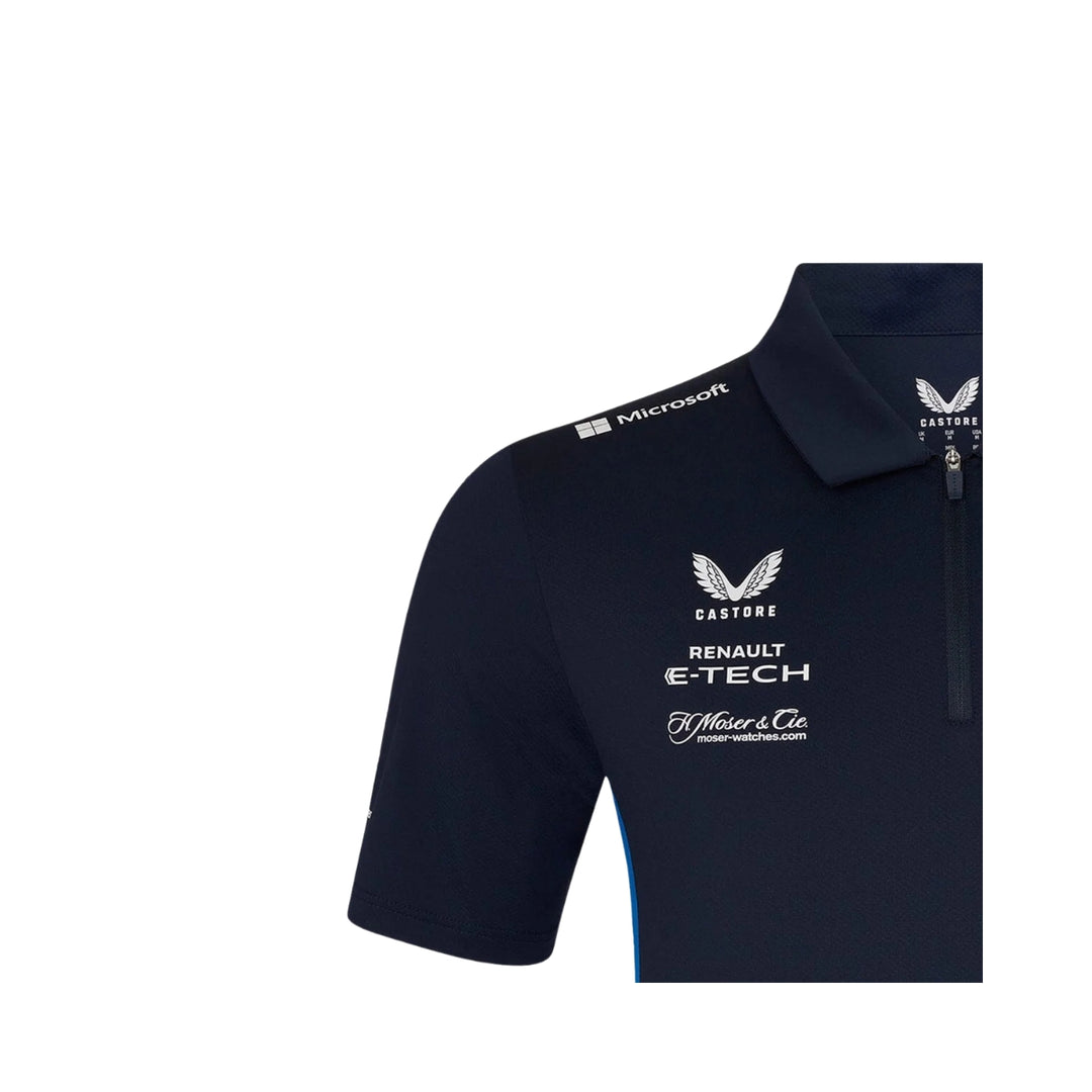 2025 BWT Alpine F1™ Men's Team Polo – Castore Blue 