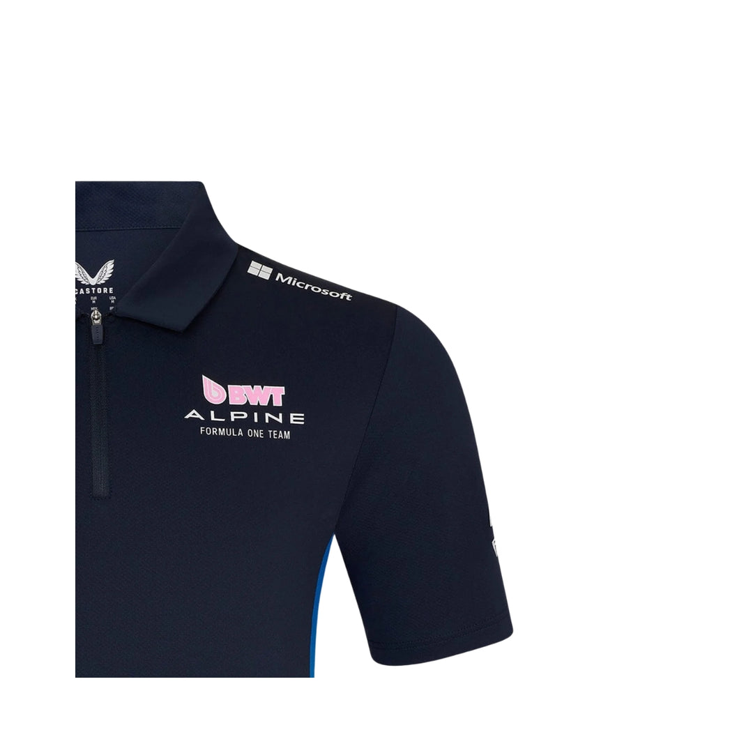 2025 BWT Alpine F1™ Men's Team Polo – Castore Blue 
