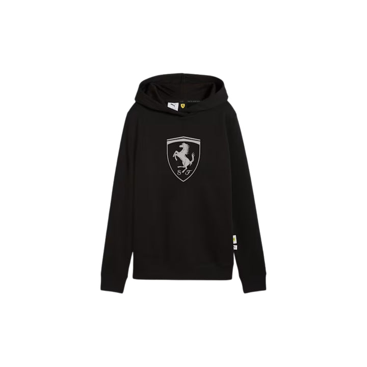 2025 Scuderia Ferrari F1™ Race Women's Fleece Hoodie - Black / Mauve Mist