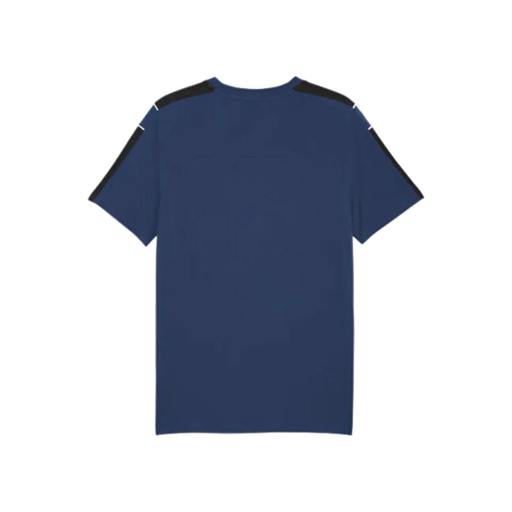 2025 Scuderia Ferrari F1™ Men's MT7 Tee 'Rosso Corsa' - Black/Red/Persian Blue