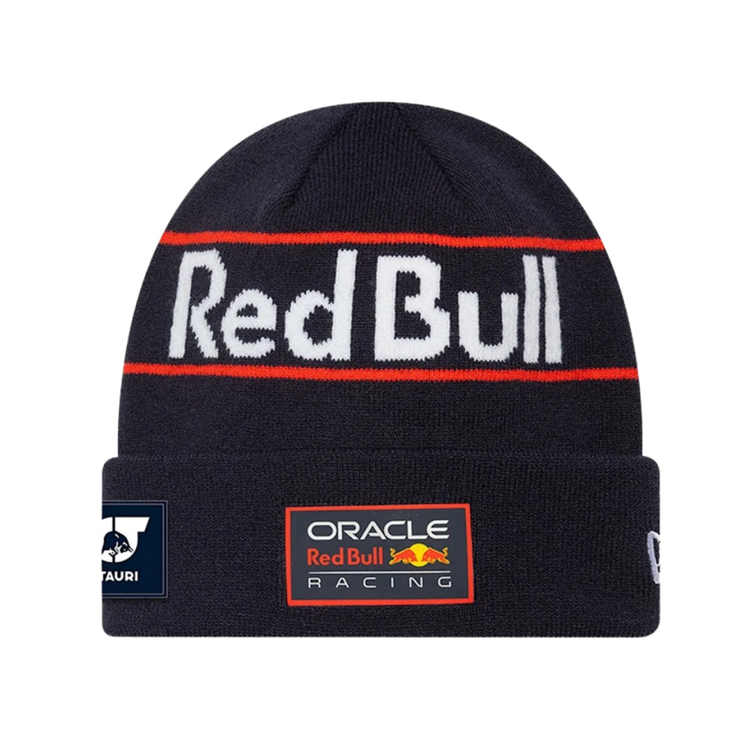 2025 Oracle Red Bull Racing F1™ Max Verstappen Cuff Knitted Youth Beanie - Navy Blue