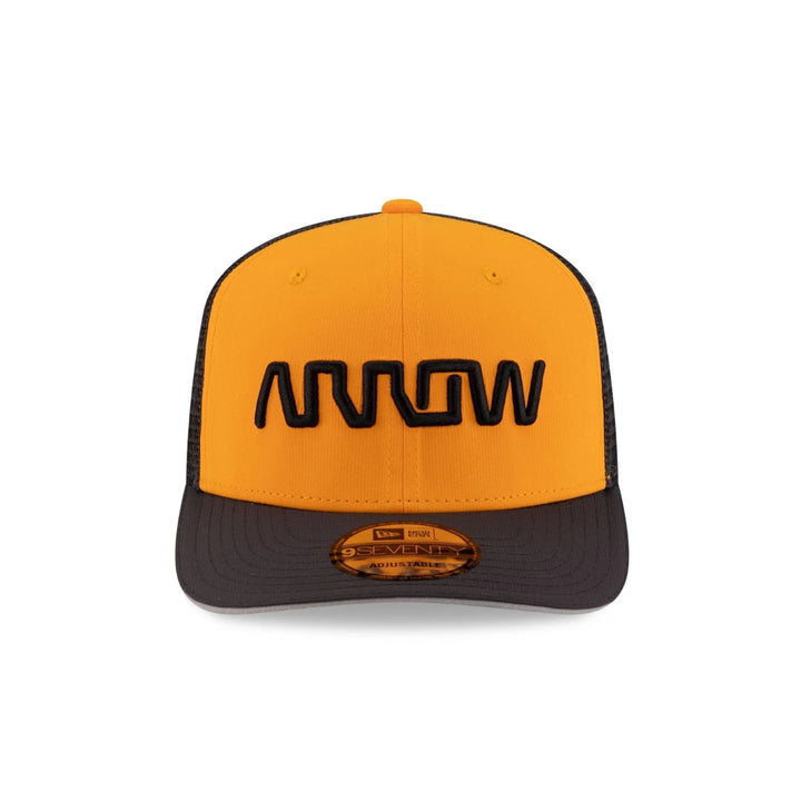 2025 McLaren F1™ Team Arrow 9Seventy Adjustable Truck Adult Cap - Papaya and Grey