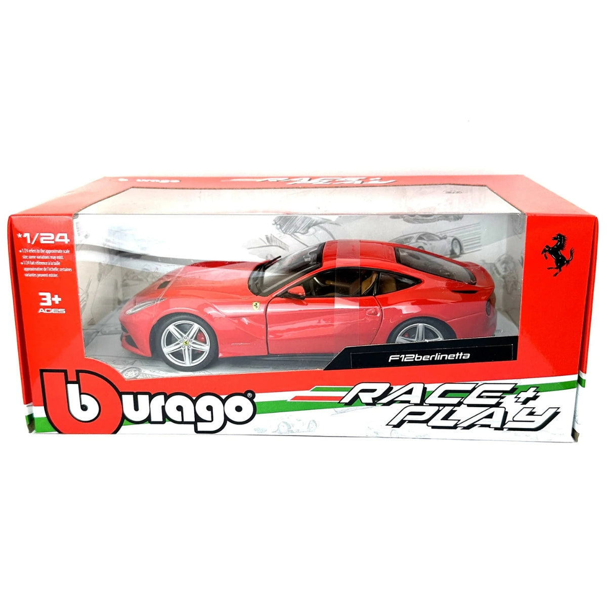 Ferrari F12berlinetta Bburago 1:24 scale Race & Play Model Car