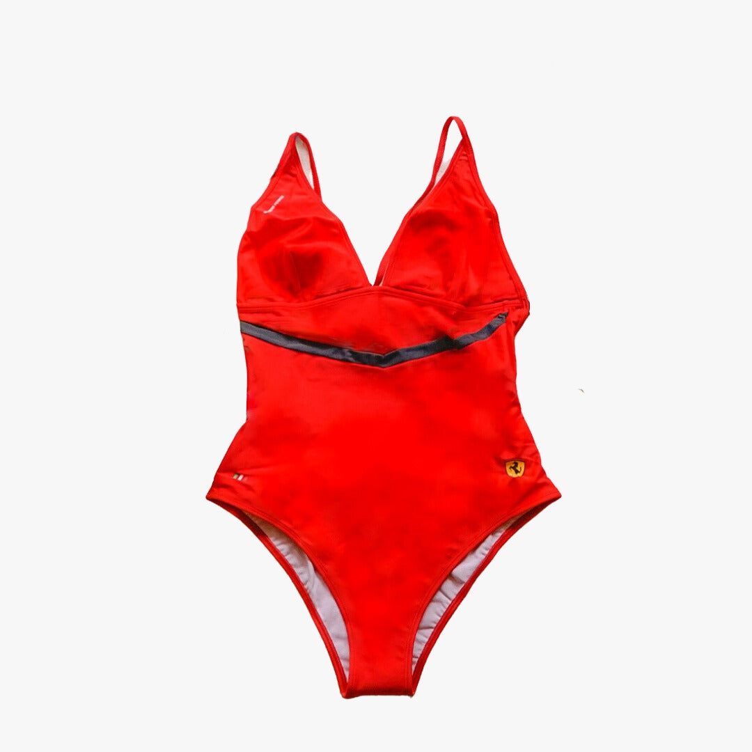 Ferrari Beach Swimsuit - Lady -  Red