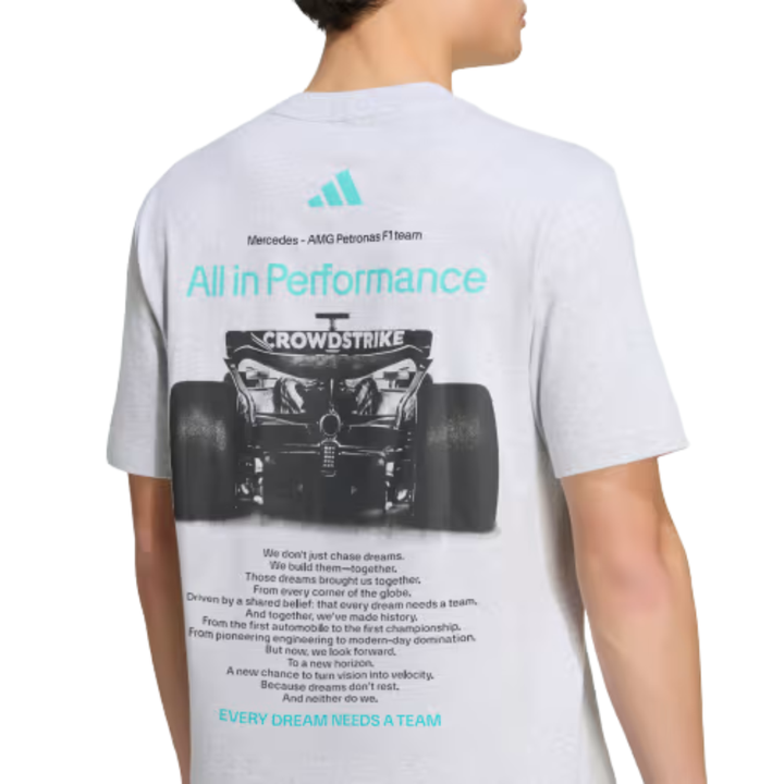2026 Mercedes-AMG Petronas F1™ Team X Adidas Graphic T-shirt - Light Grey